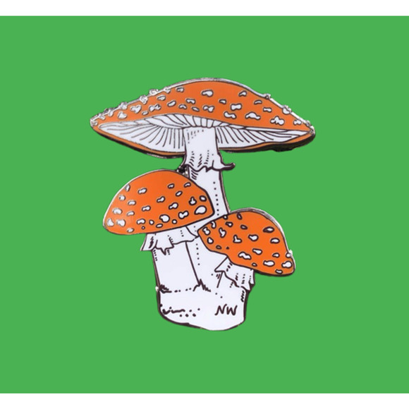 Mushroom Pins Enamel Pins #390 - Picture 2 of 4